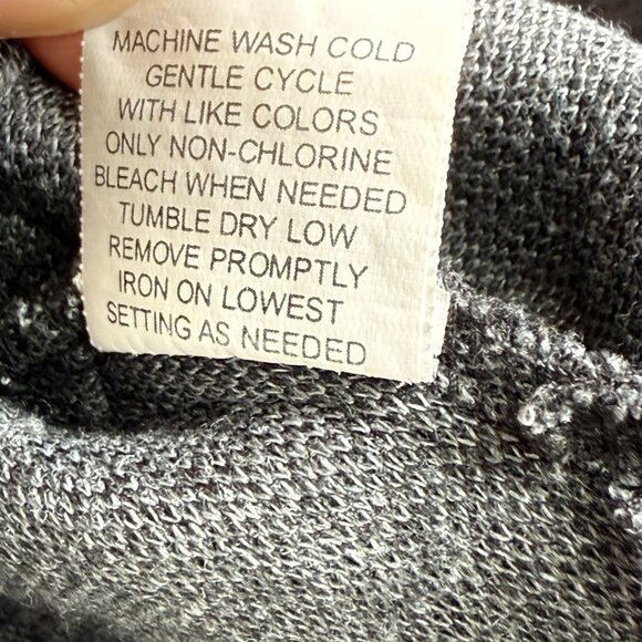 Notations Grey Abstract Animal-Print Button Jacket — Size S - Picture 6 of 10